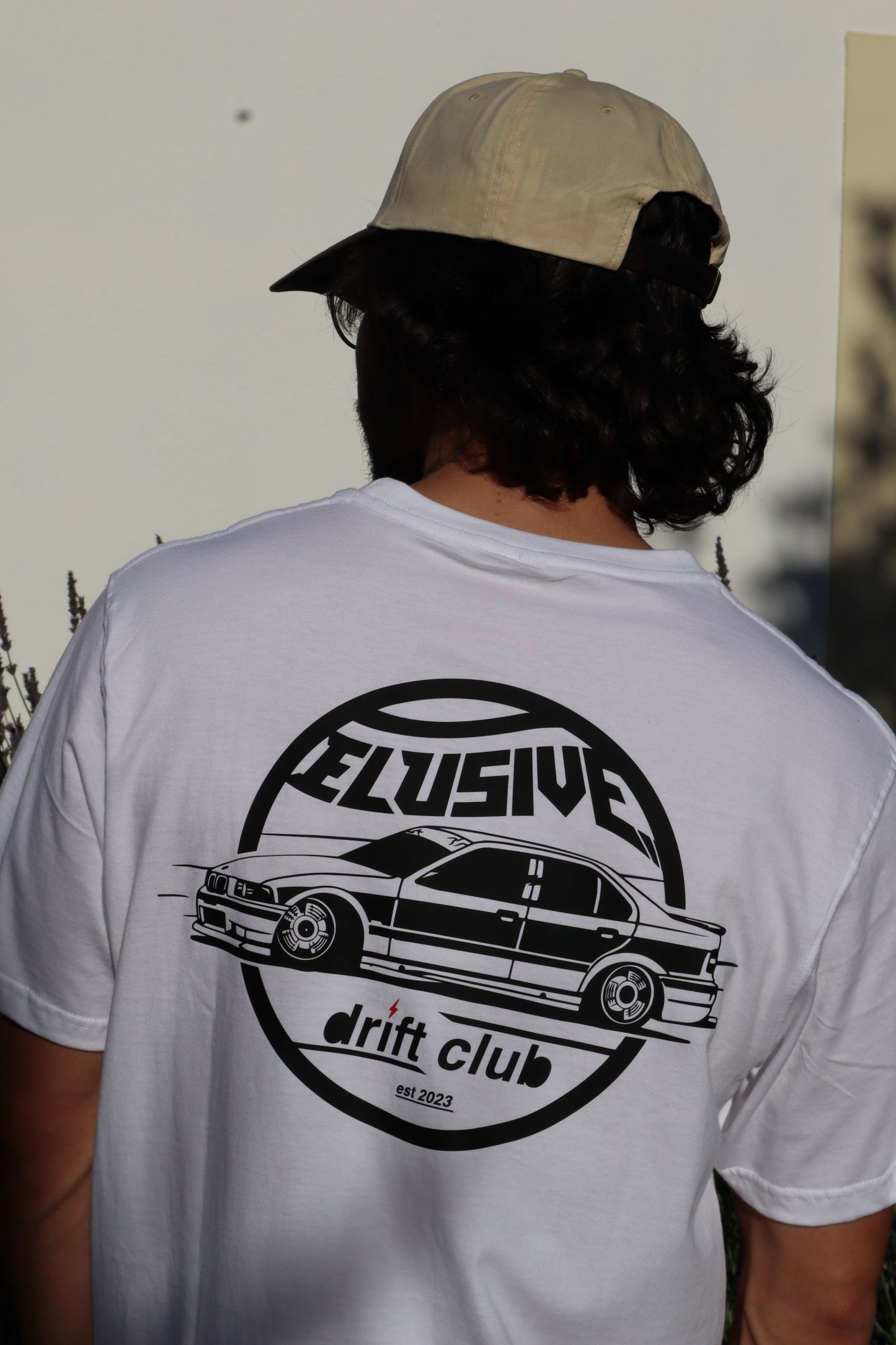Elusive Drift Club Premium White Tee