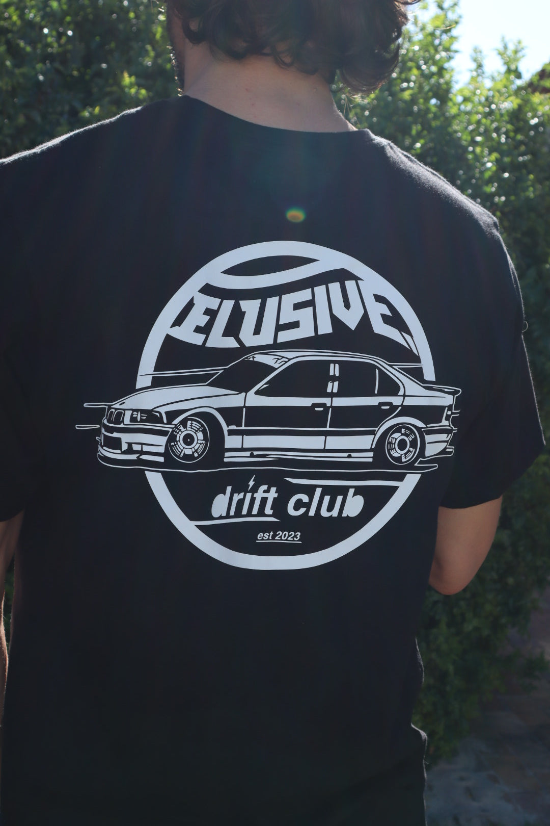 Elusive Drift Club Premium Black Tee