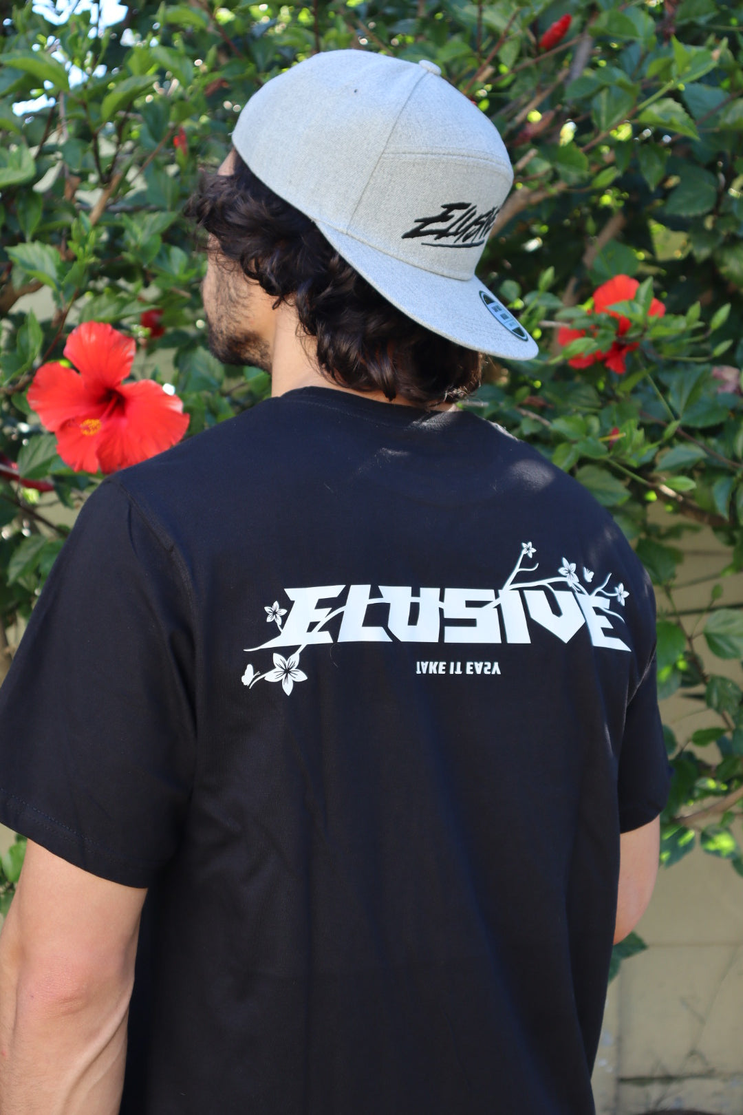 'TAKE IT EASY' Premium Black Tee