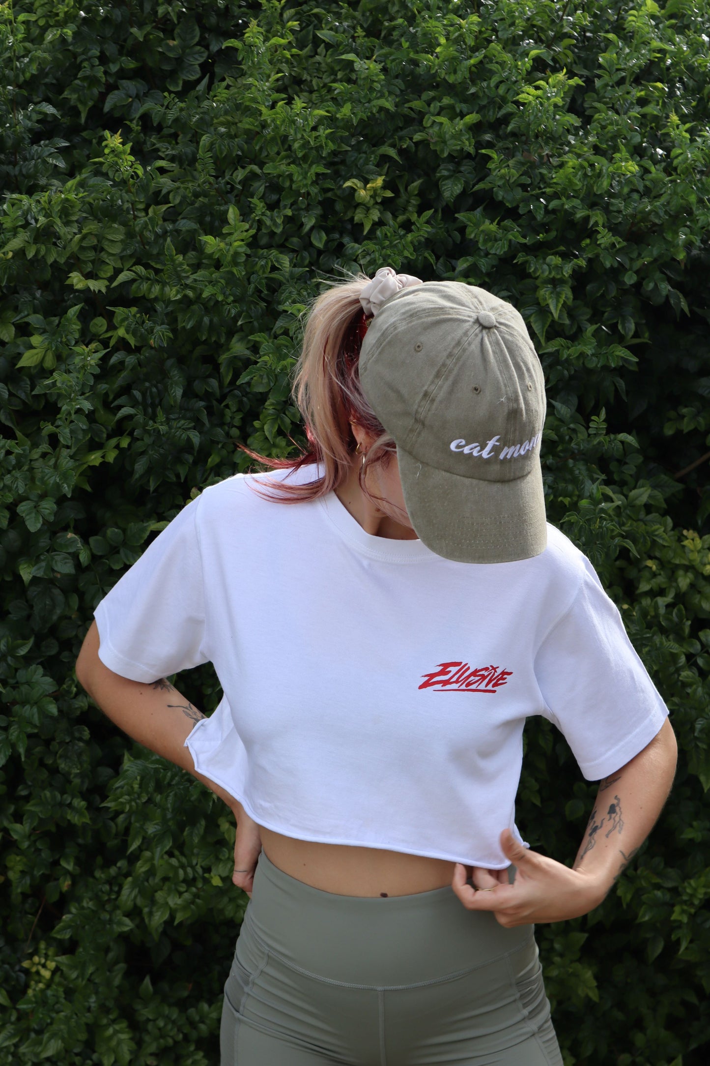 Elusive on Fire Cropped Tee