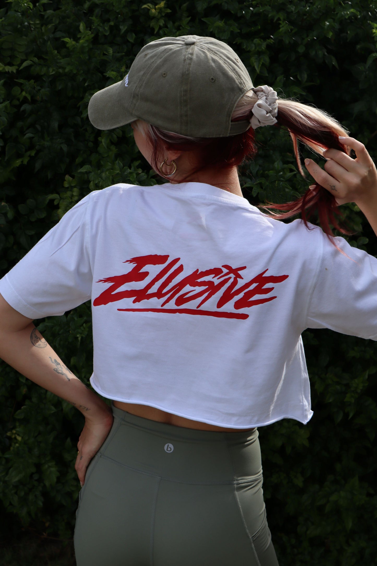 Elusive on Fire Cropped Tee