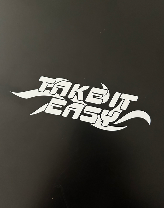 Tribal 'Take it Easy' decal