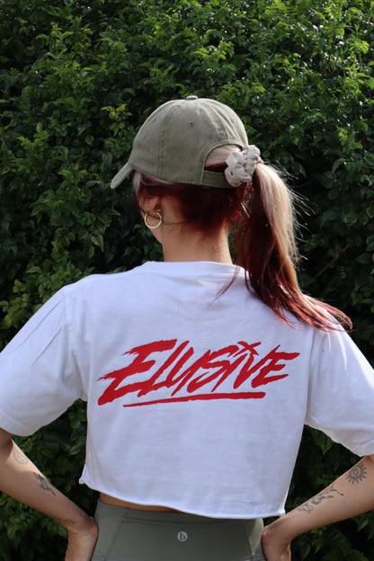 Elusive on Fire Cropped Tee