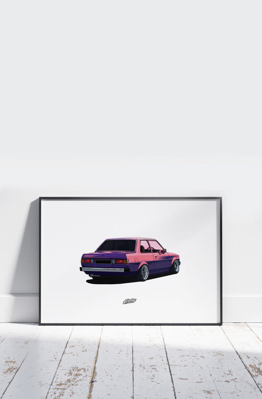 Sunset ‘Rolla' print