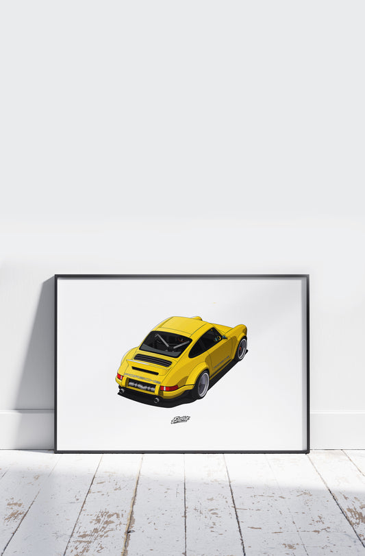 Singer Porsche print